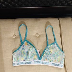 VS Embroidered Logo Triangle Bralette
